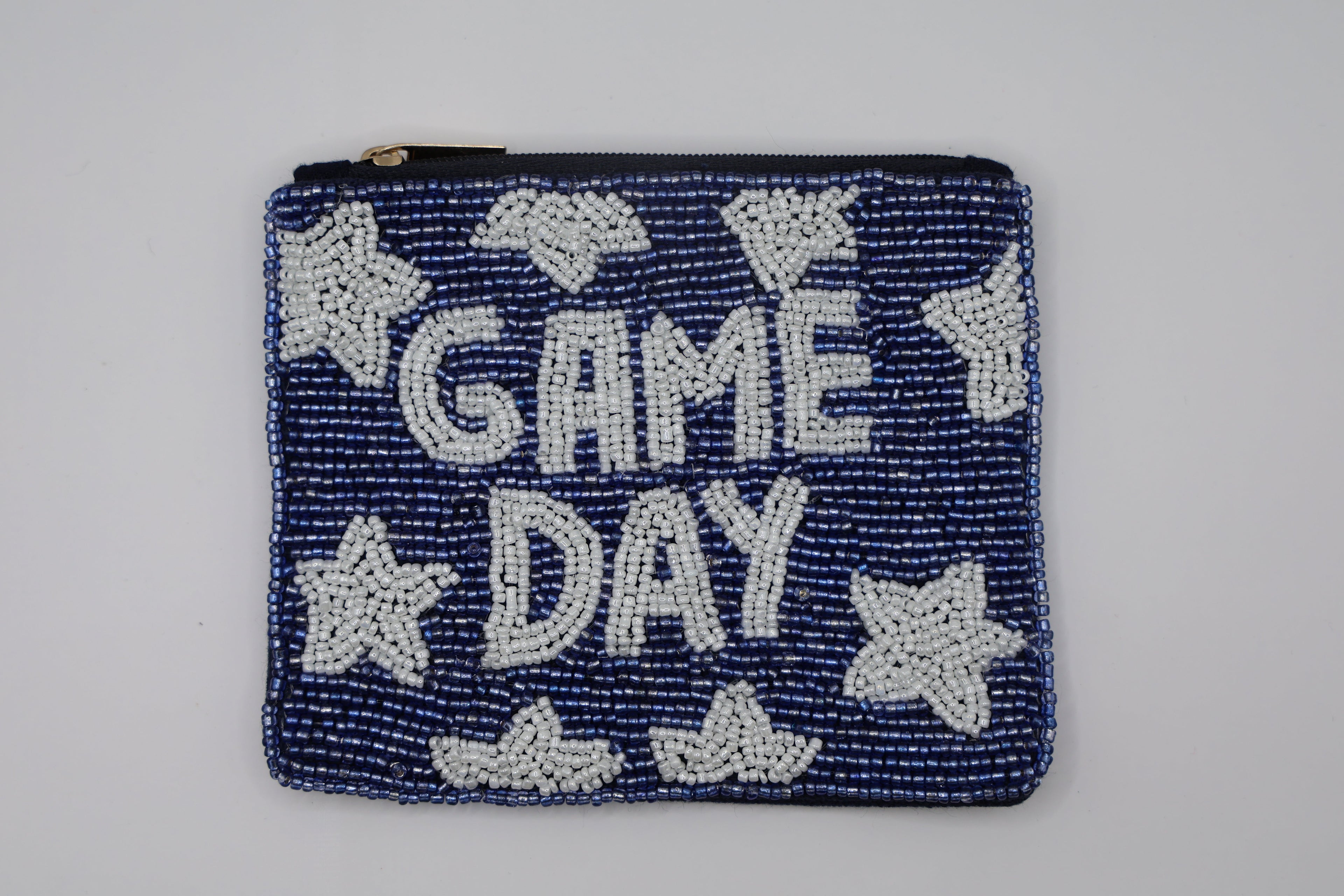 Game Day Beaded Coin Pouches