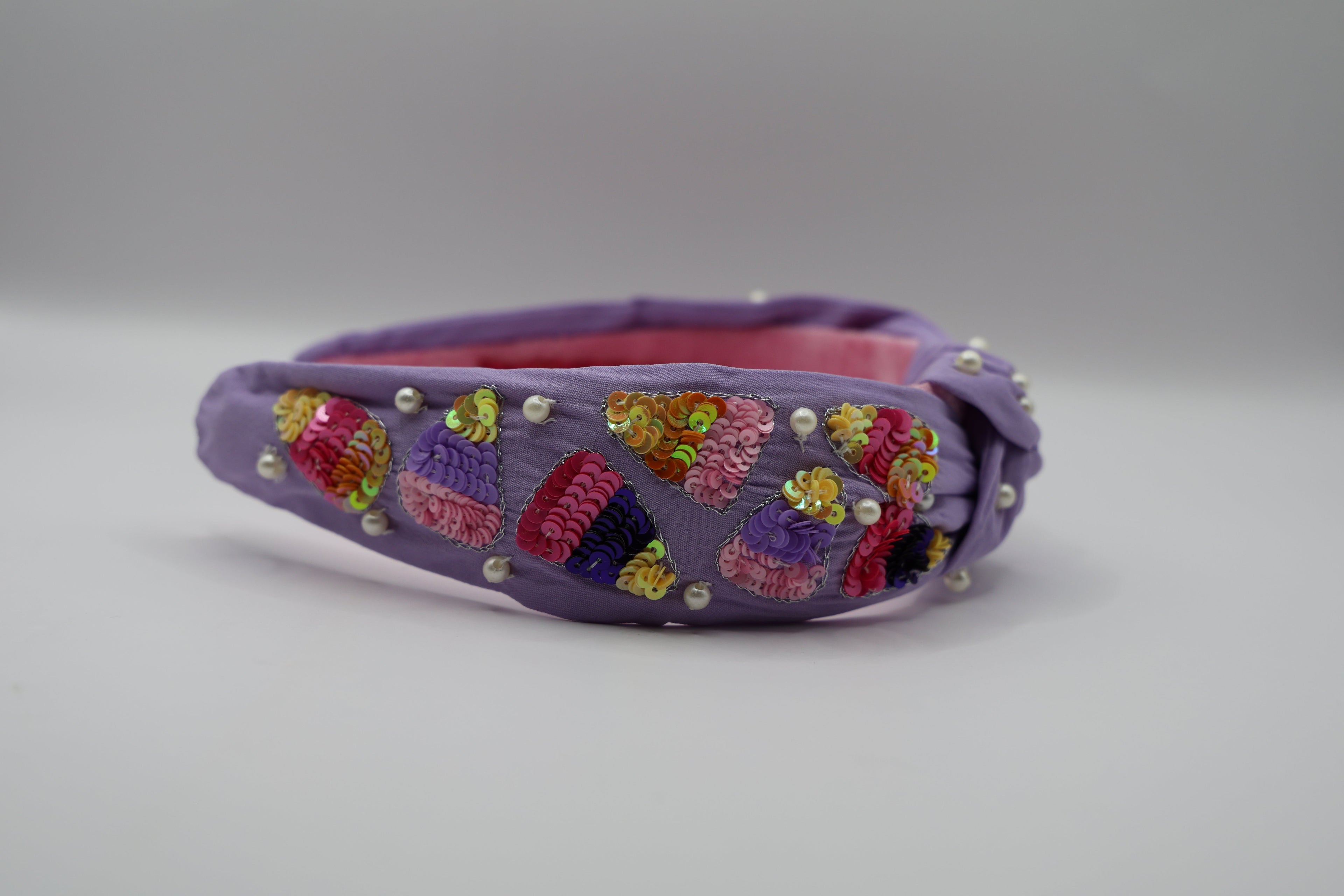 Colorful Candy Corn Beaded Headband