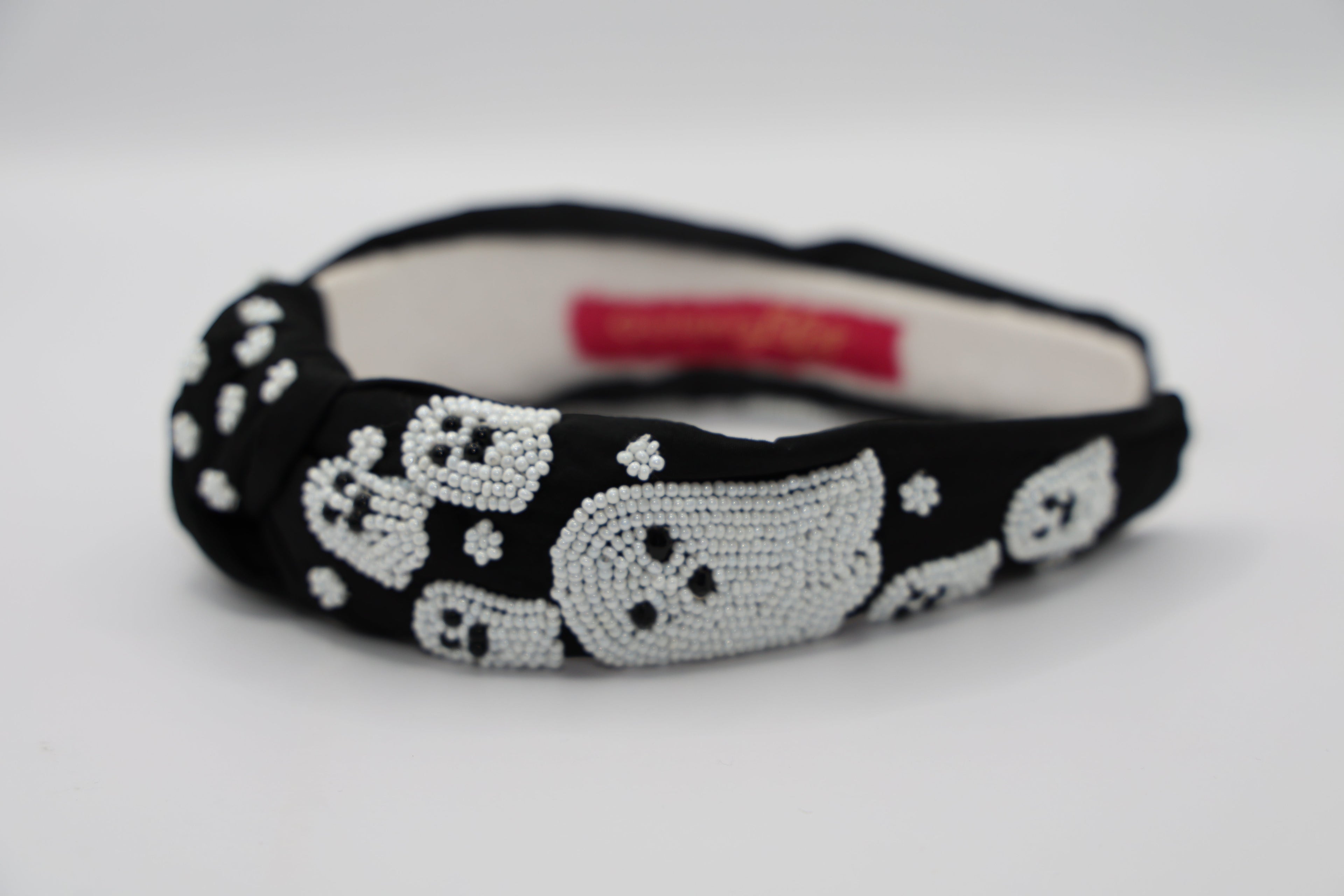 Ghosty Beaded Headband