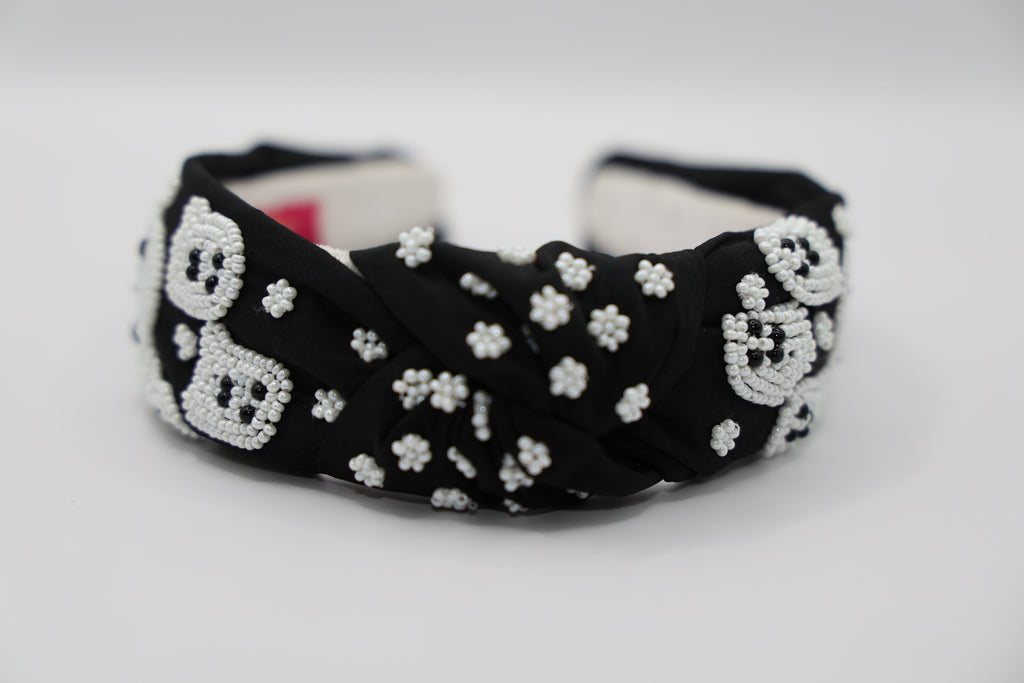 Ghosty Beaded Headband