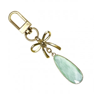 Bow Teardrop Bag Charm