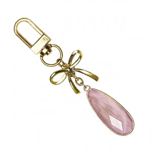 Bow Teardrop Bag Charm