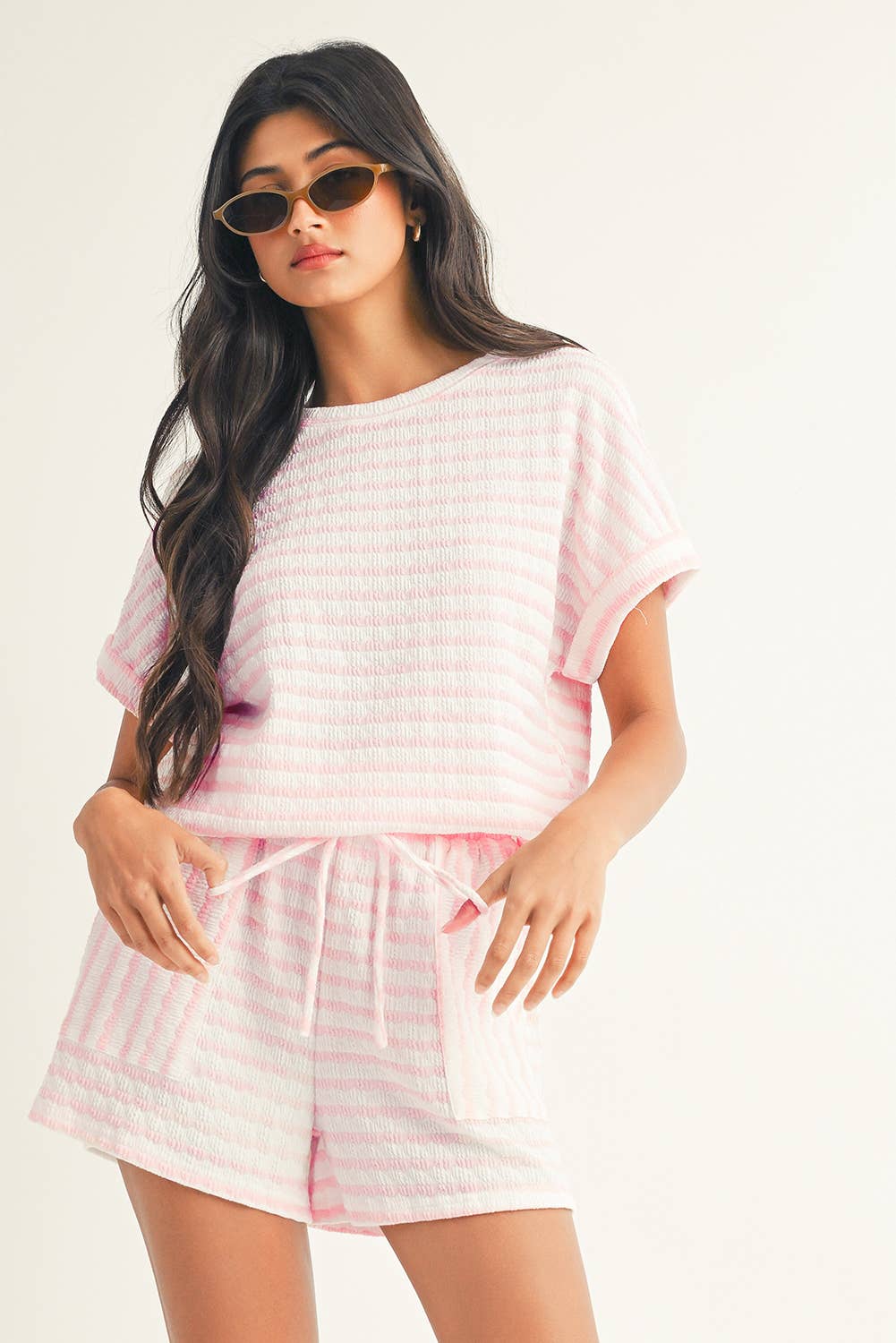 LDC Daily Shift Stripe Print Set