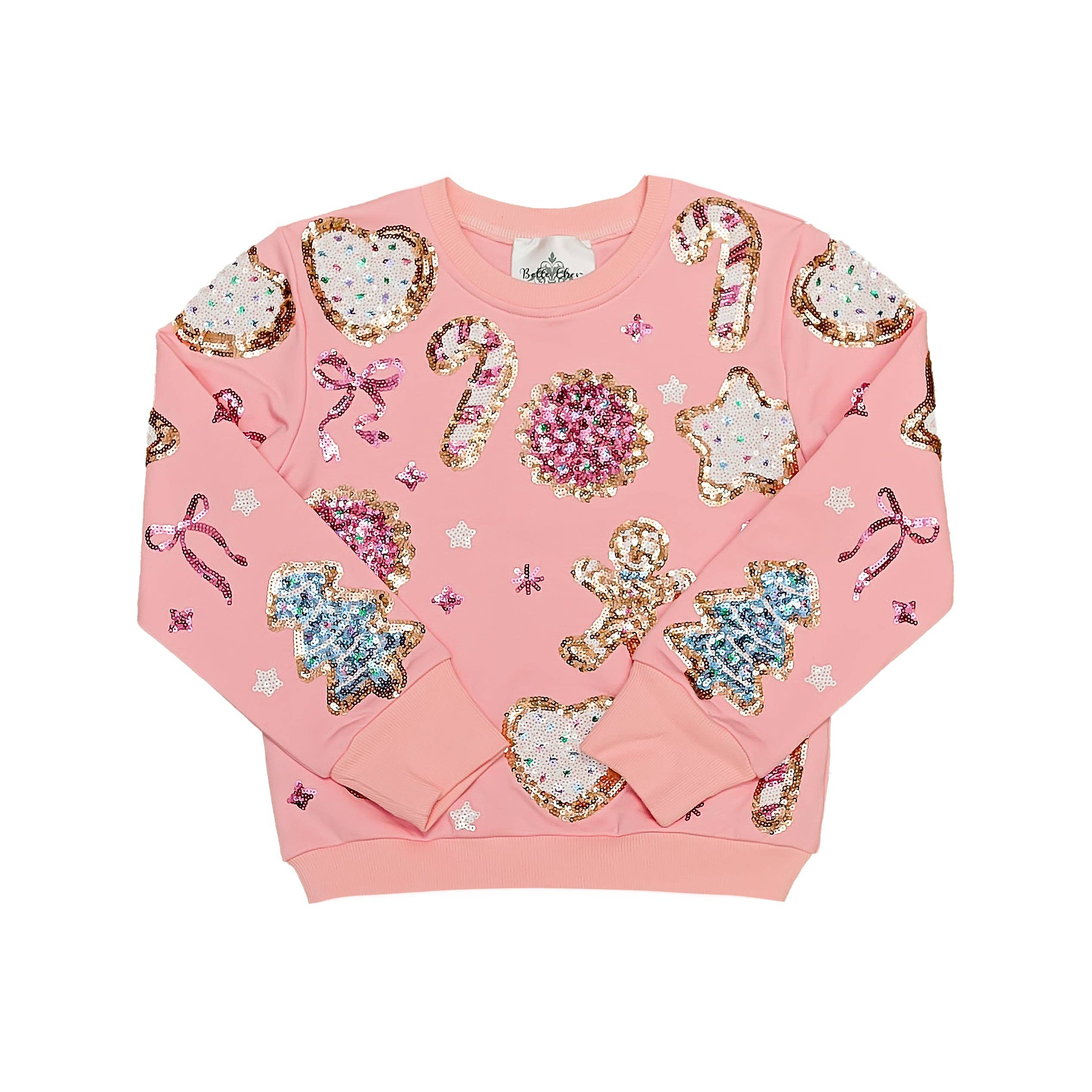 Belle Cher Cookies Sequin Sweatshirt