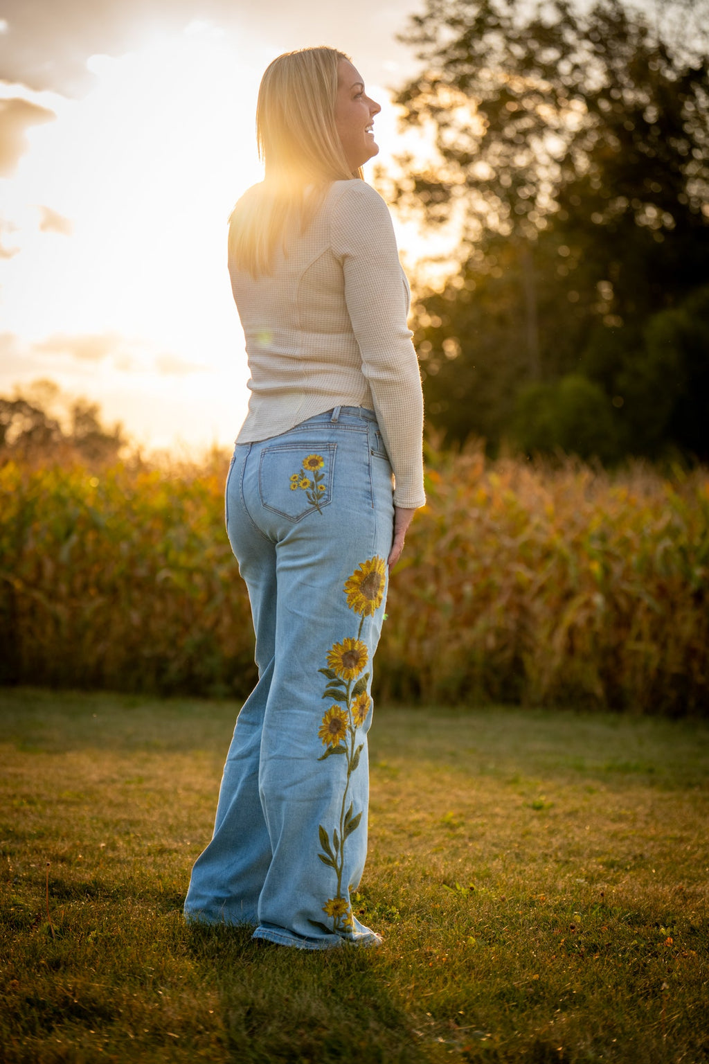 Oli & Hali Sunflower Jeans