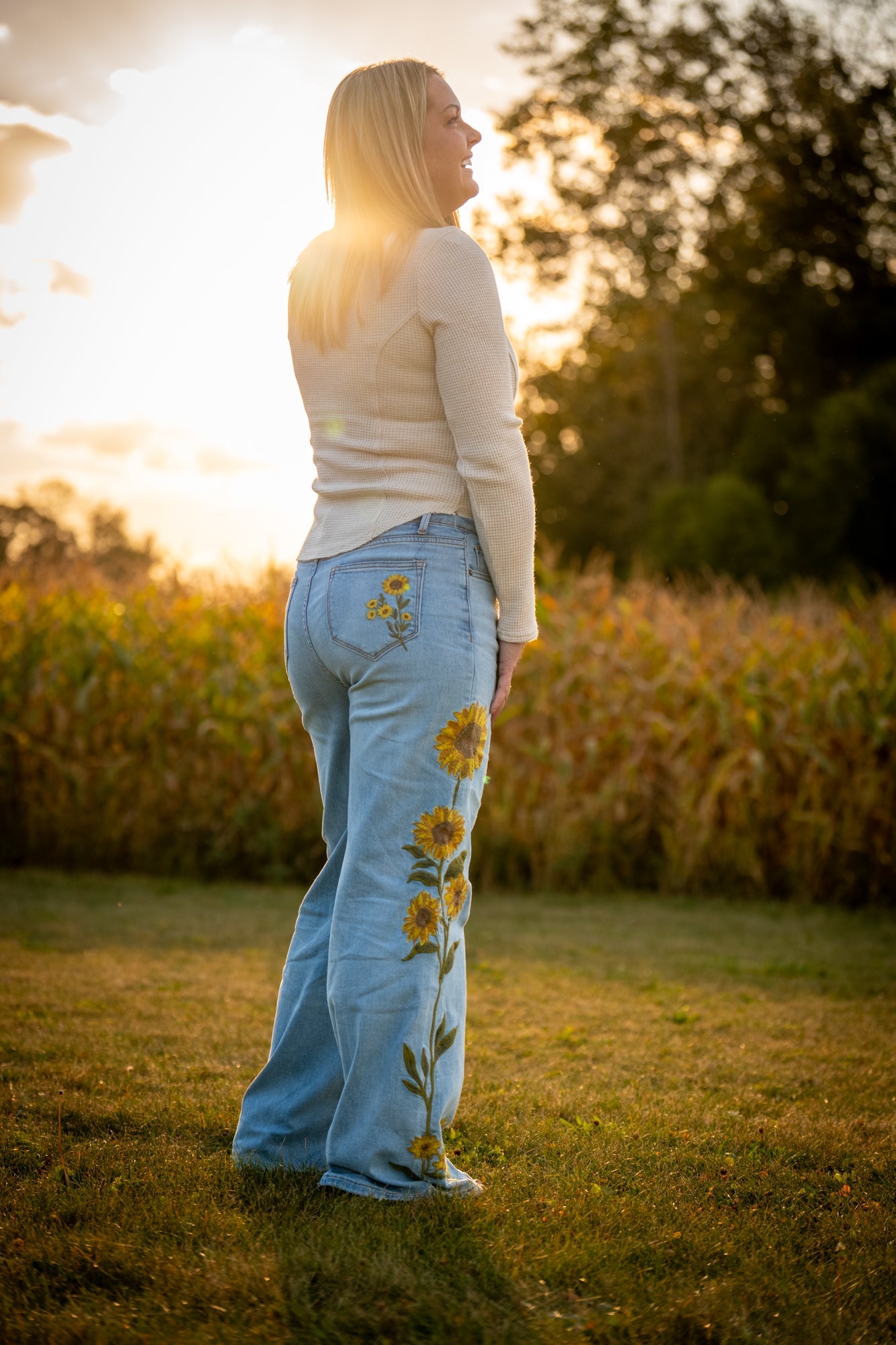 Oli & Hali Sunflower Jeans