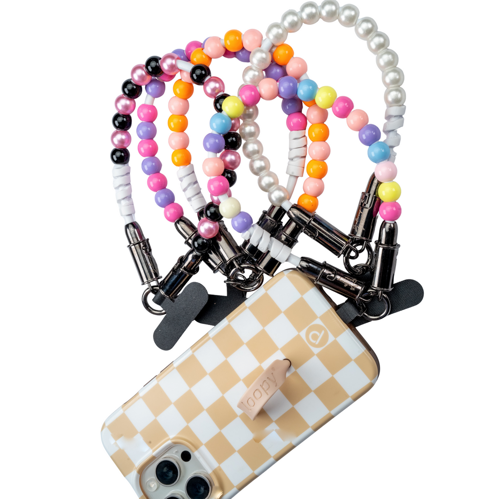 Buttercup Beaded Phone Charging Wristlet Strap