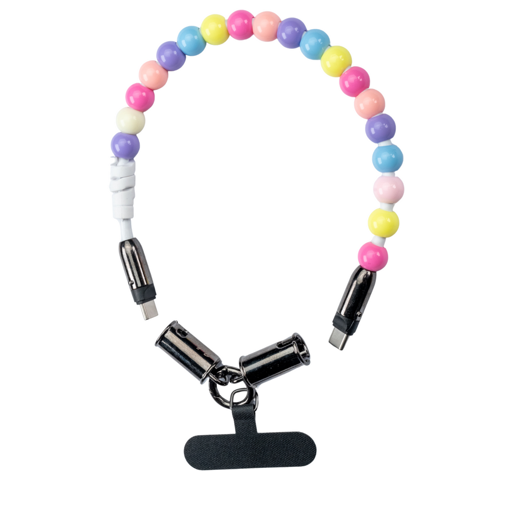 Buttercup Beaded Phone Charging Wristlet Strap