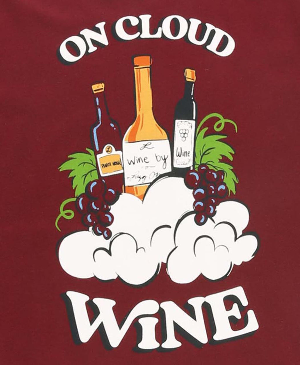 Lazy On Cloud Wine PJ Pant Set