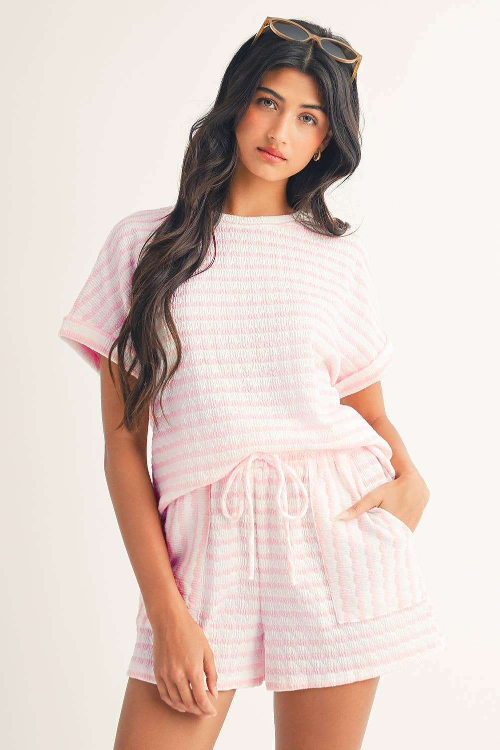 LDC Daily Shift Stripe Print Set