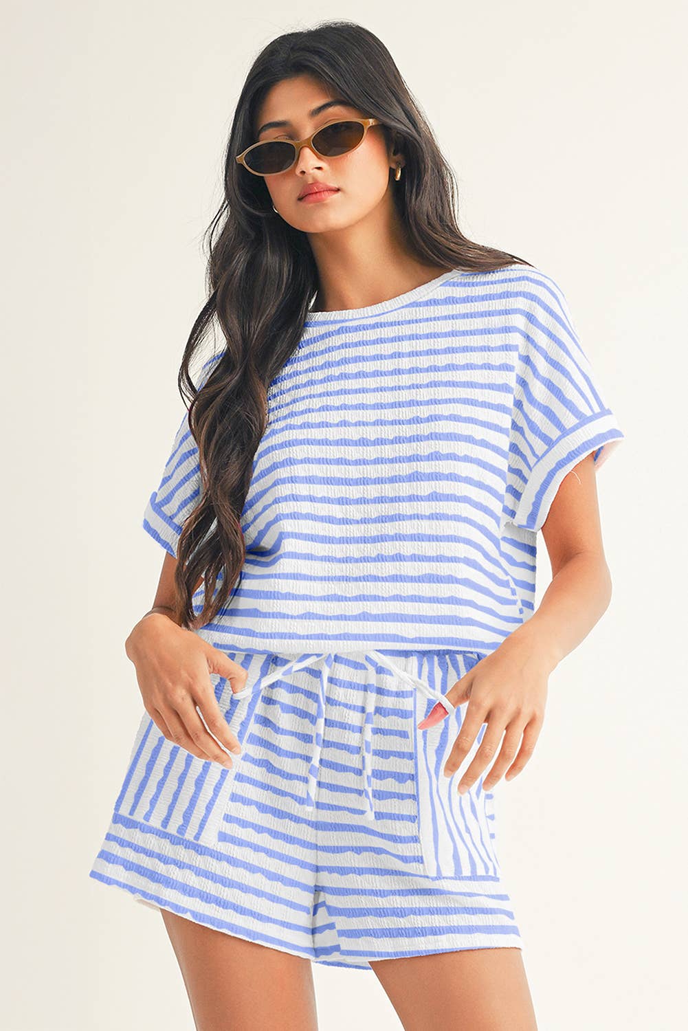 LDC Daily Shift Stripe Print Set