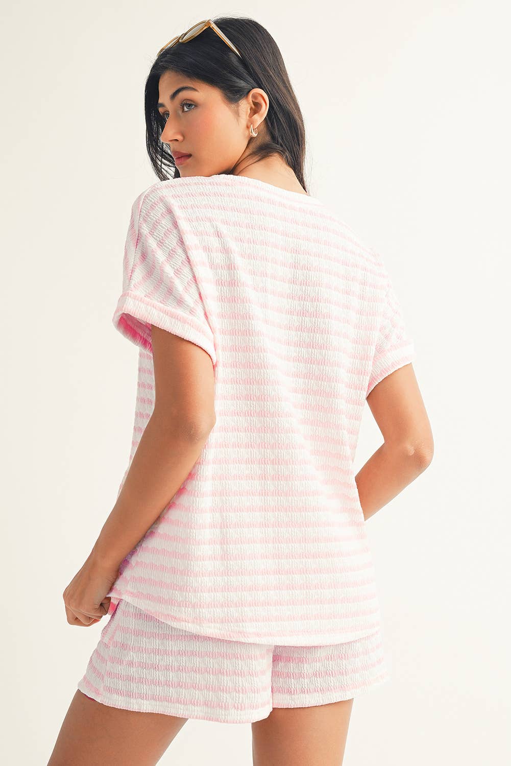 LDC Daily Shift Stripe Print Set