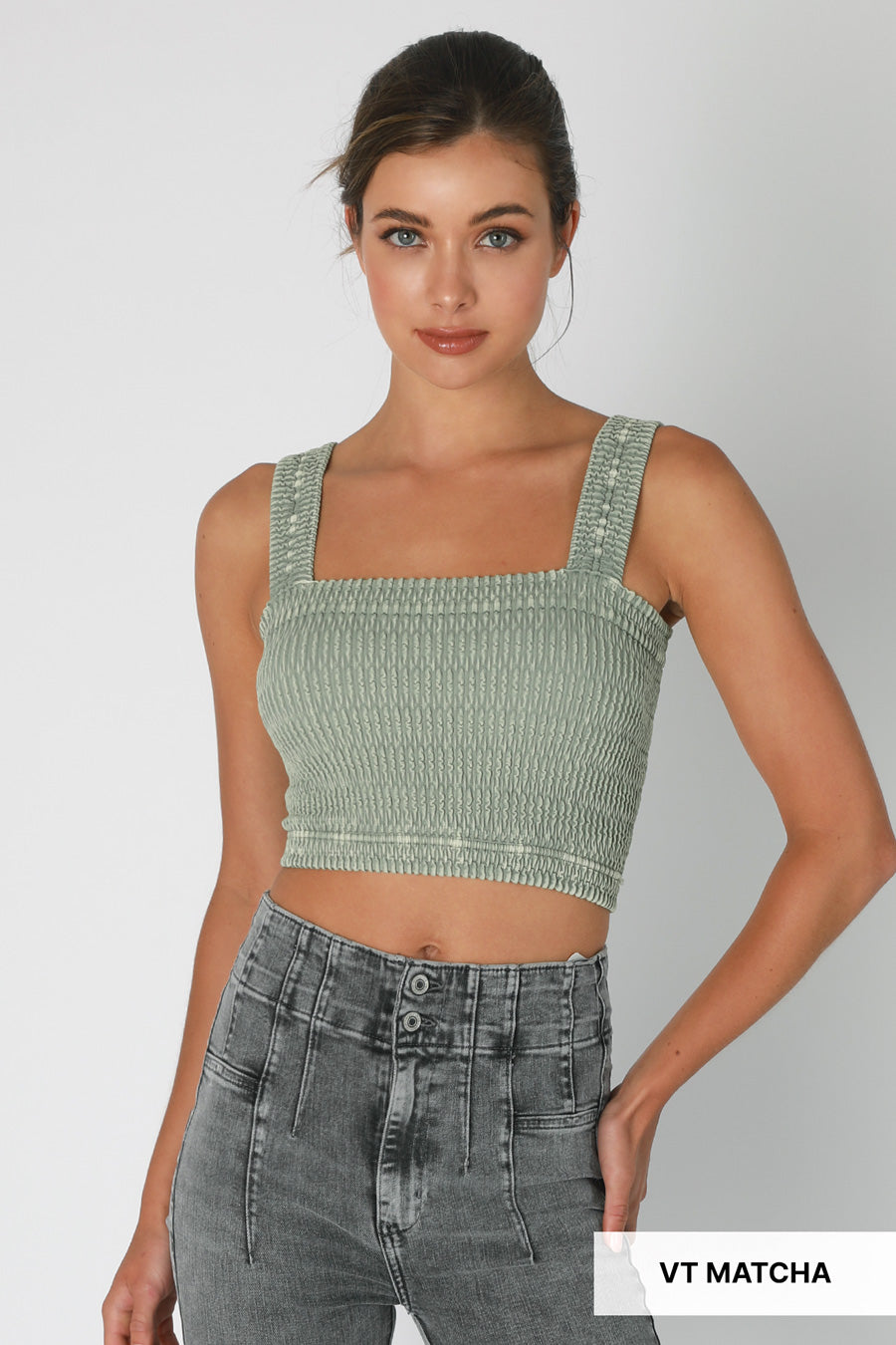 Square Neck Seamless Top – Nikibiki USA