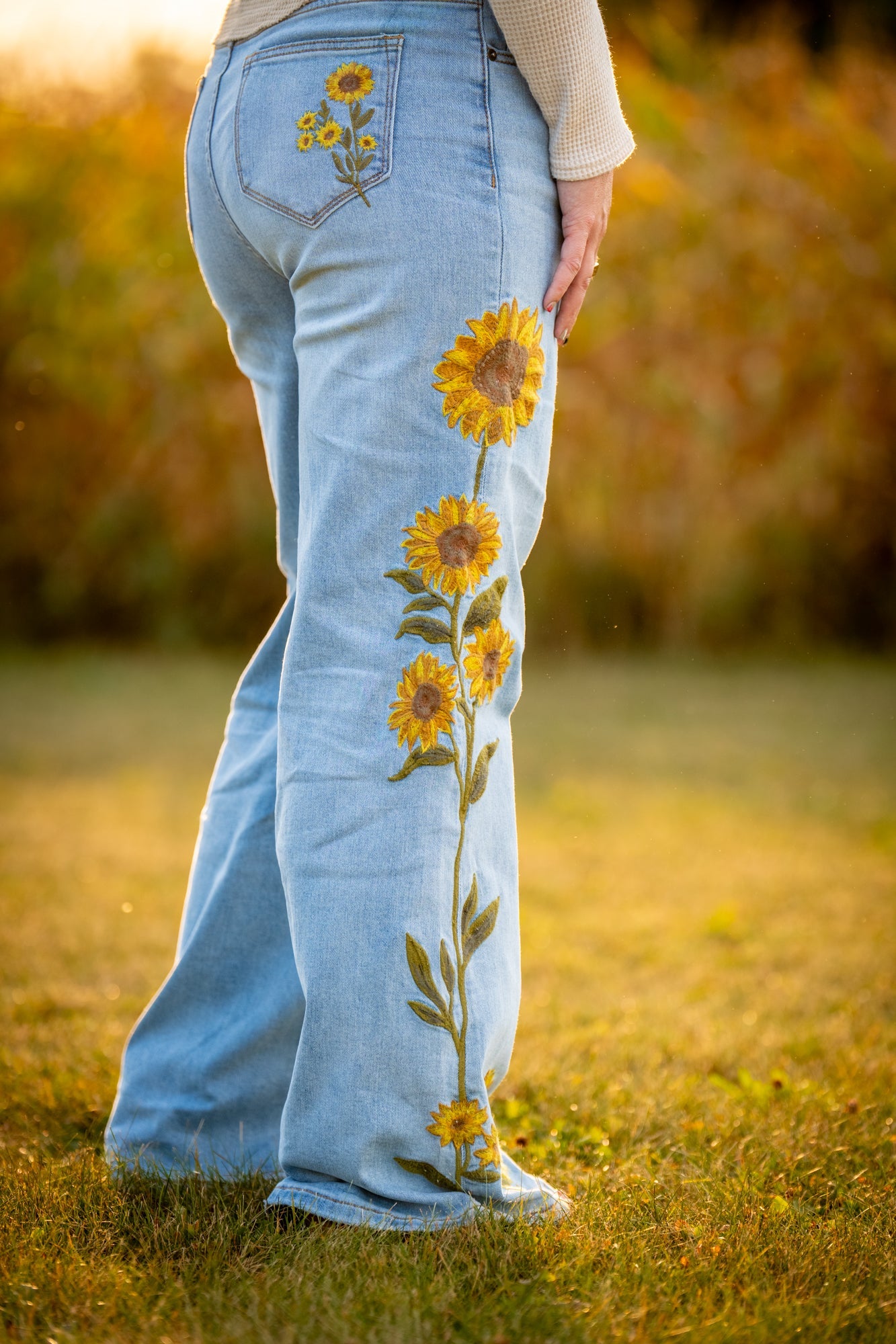 Oli & Hali Sunflower Jeans