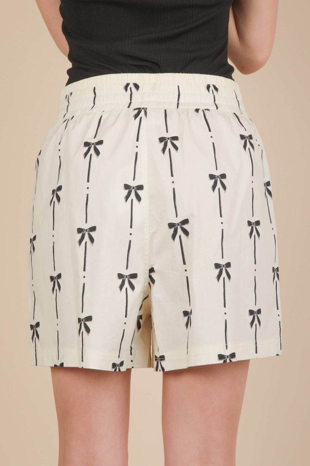 NP70904 Leopard & Bow Printed Boxer Shorts