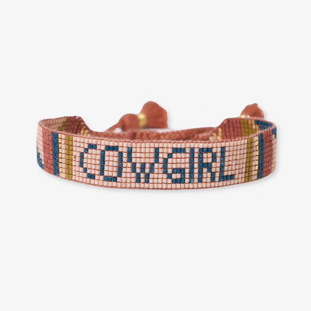 Gabby "Cowgirl" Adjustable Beaded Bracelet - Desert