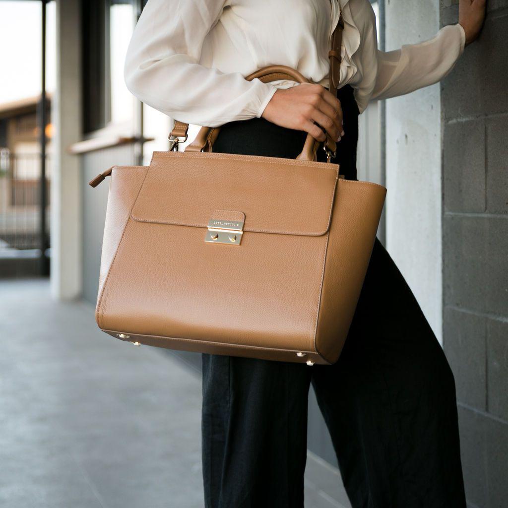 SNEAKIFY Designer Laptop Handbag  LEATHER