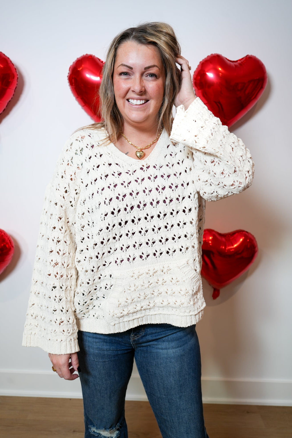 Gently Sway Hooded Bolero Sweater