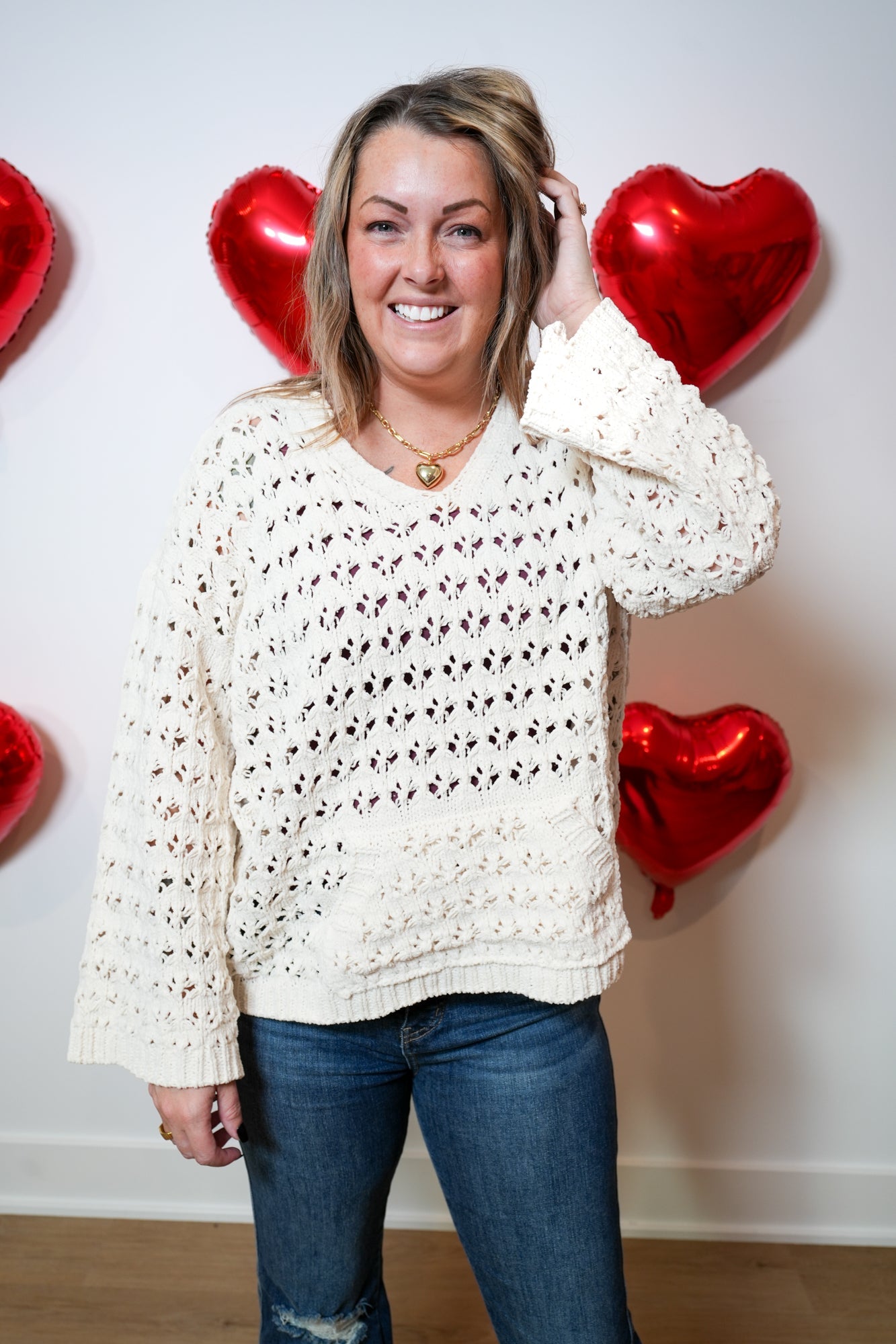 Gently Sway Hooded Bolero Sweater