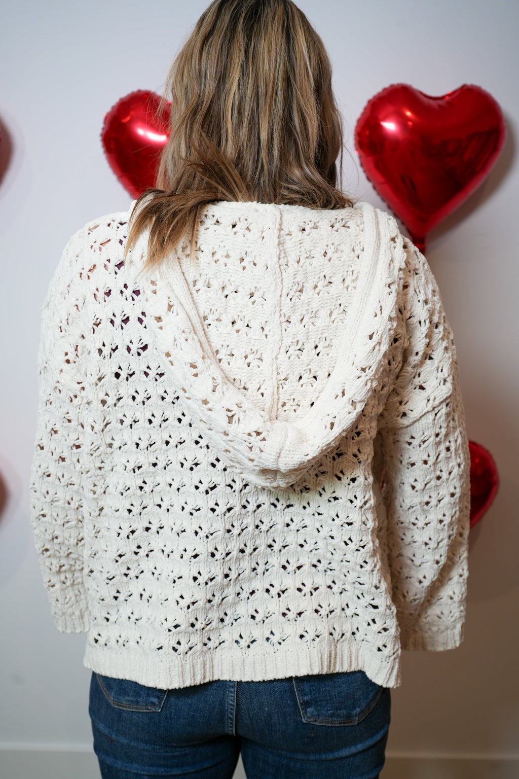 Gently Sway Hooded Bolero Sweater