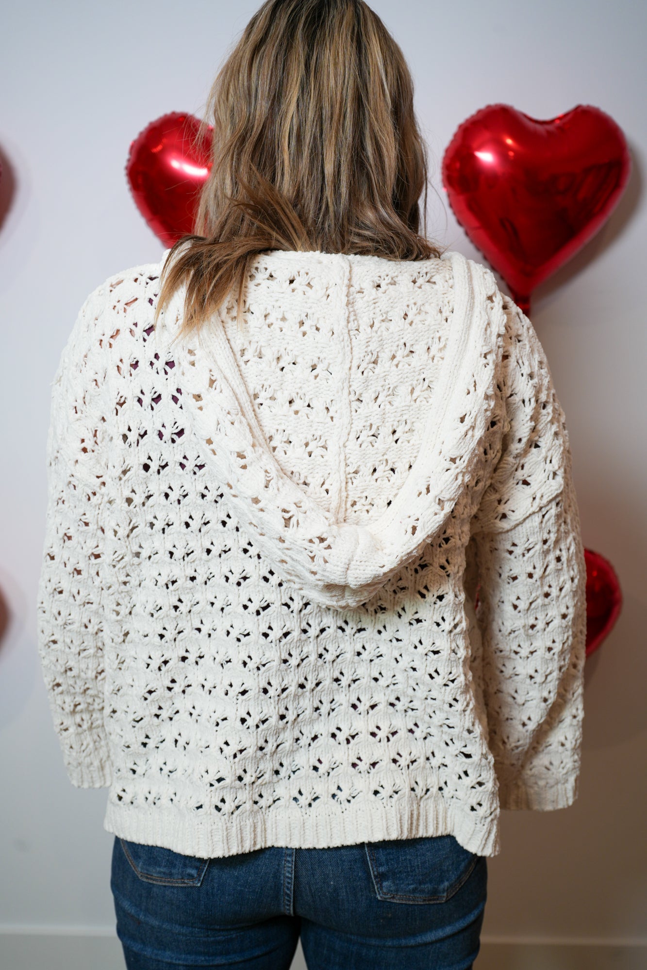 Gently Sway Hooded Bolero Sweater