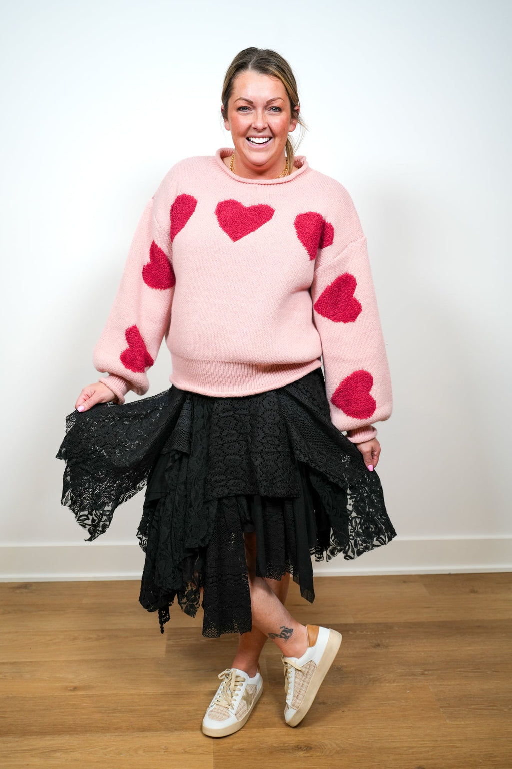 Elegant Adventures Lace Mid Skirt