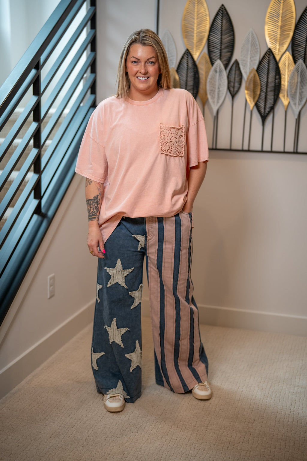 Oli & Hali American Flag Pants