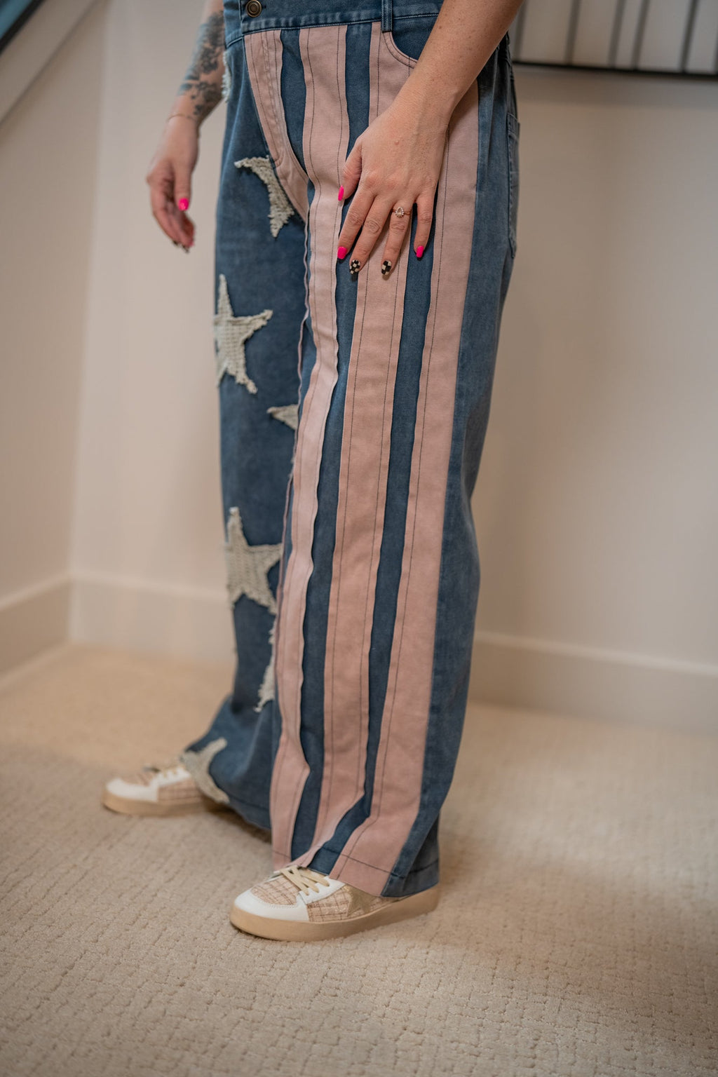 Oli & Hali American Flag Pants