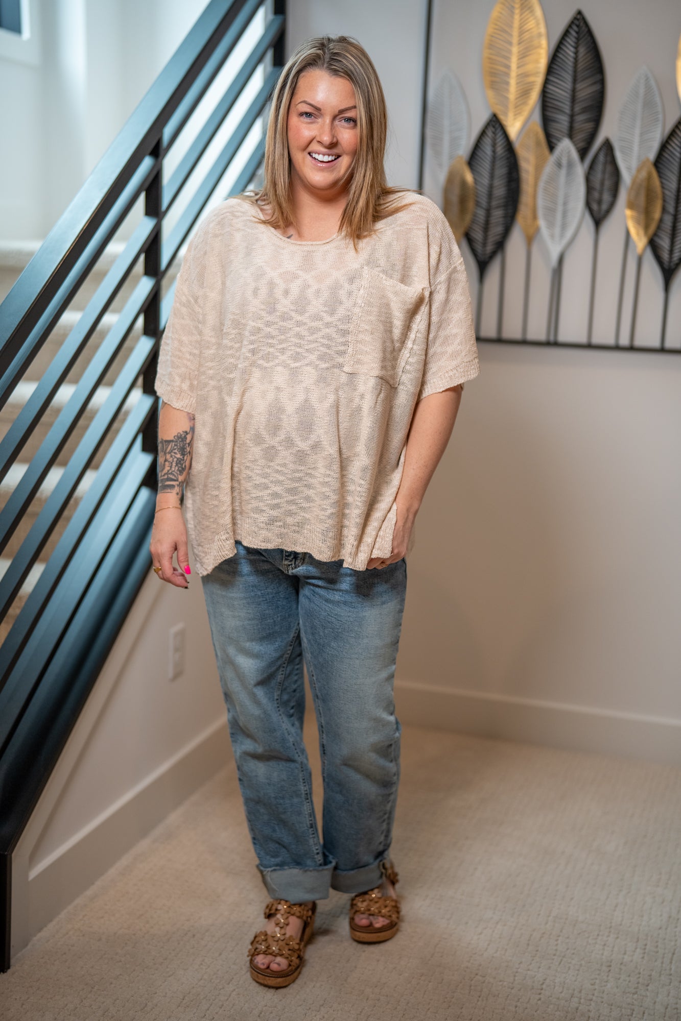 Loose Knit Sweater Tunic