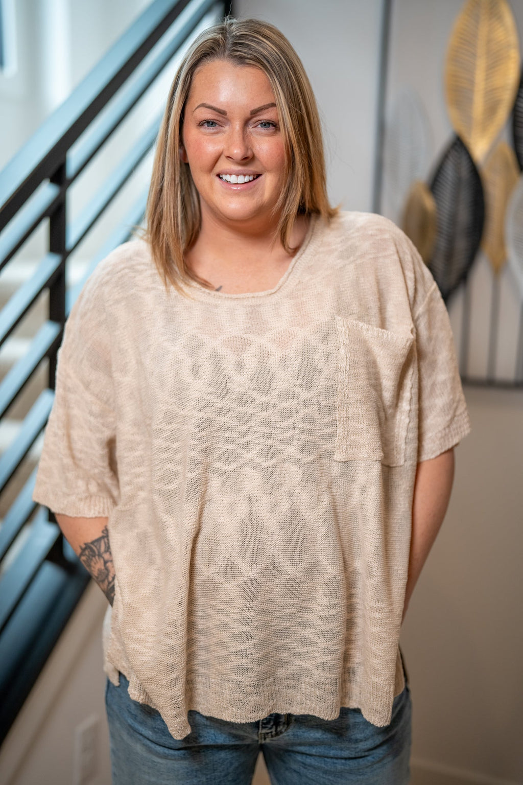 Loose Knit Sweater Tunic