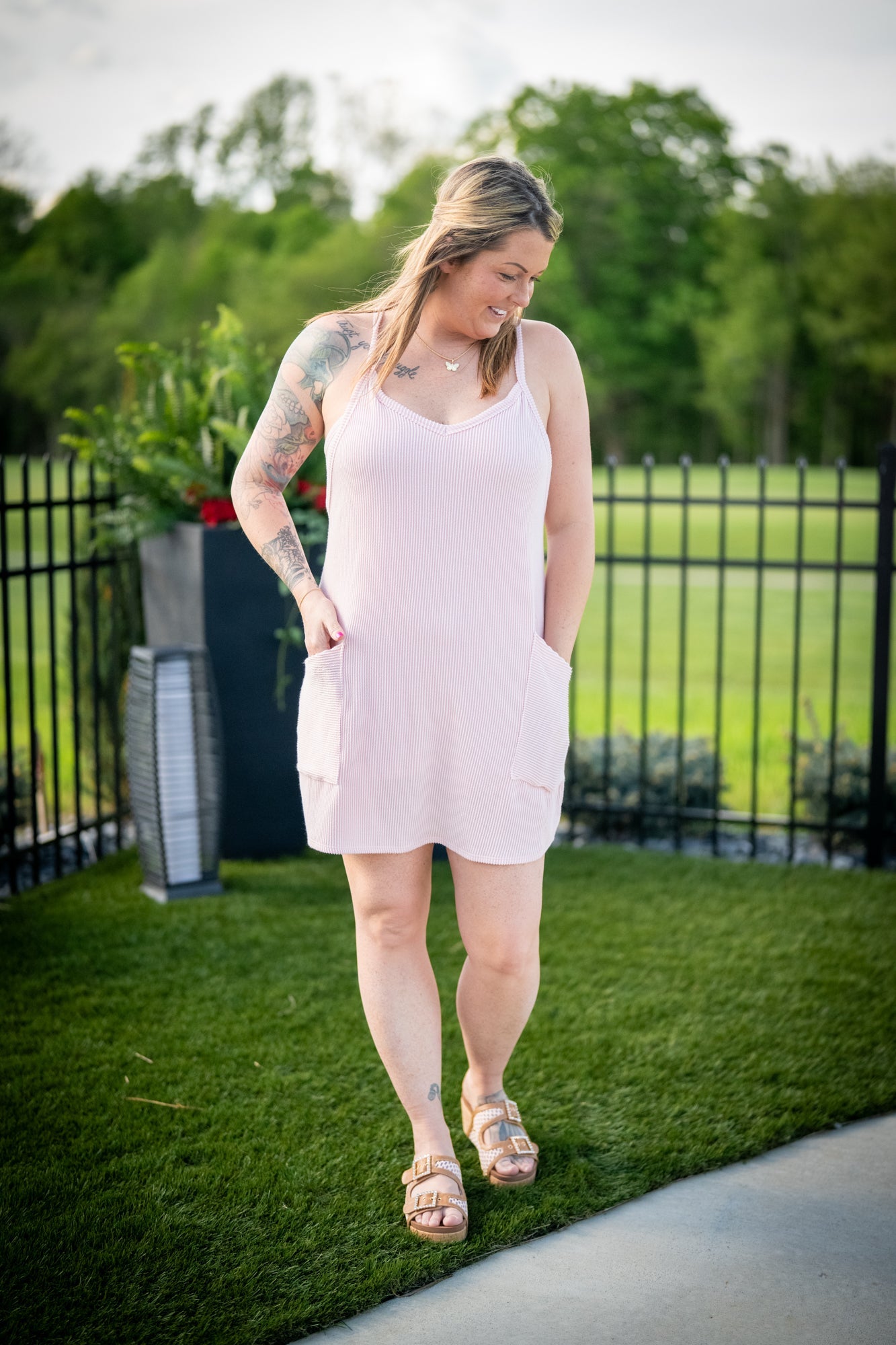 Play It Cool Mini Romper Dress