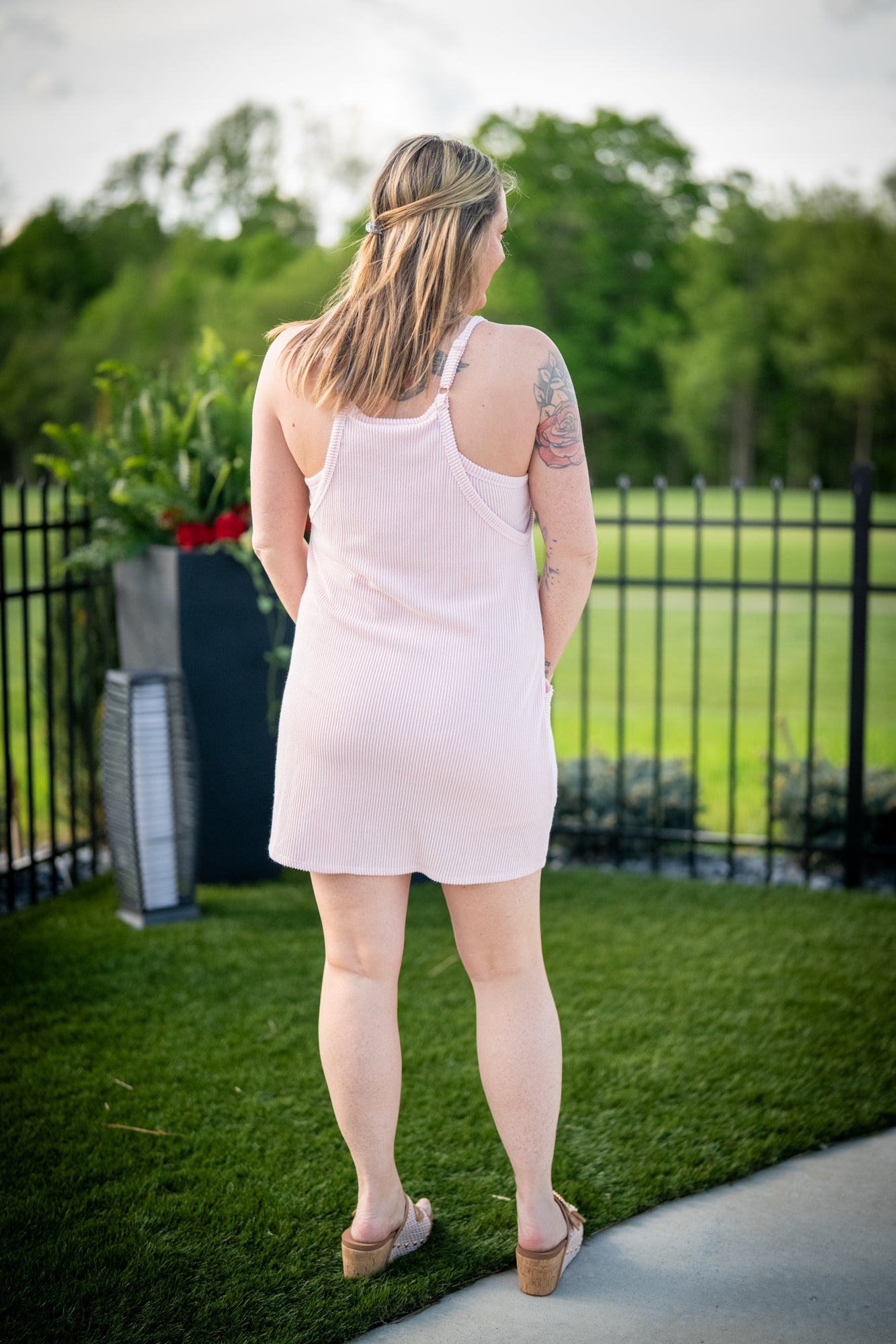 Play It Cool Mini Romper Dress