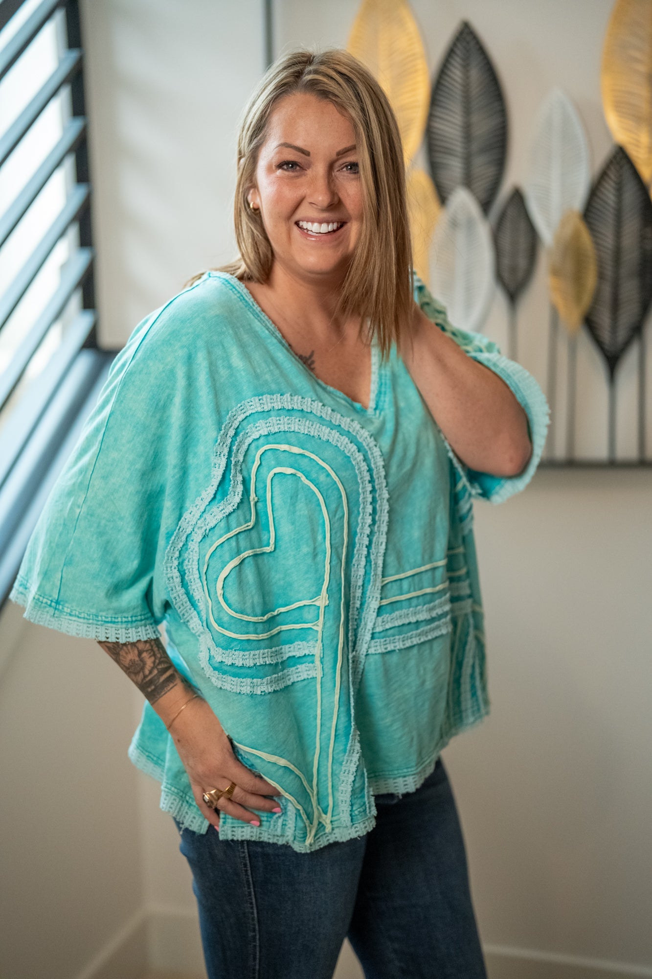 Connective Hearts Top