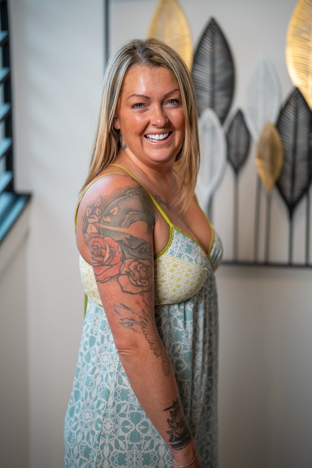 Lovestitch Tropical Escape Sleeveless Maxi Dress