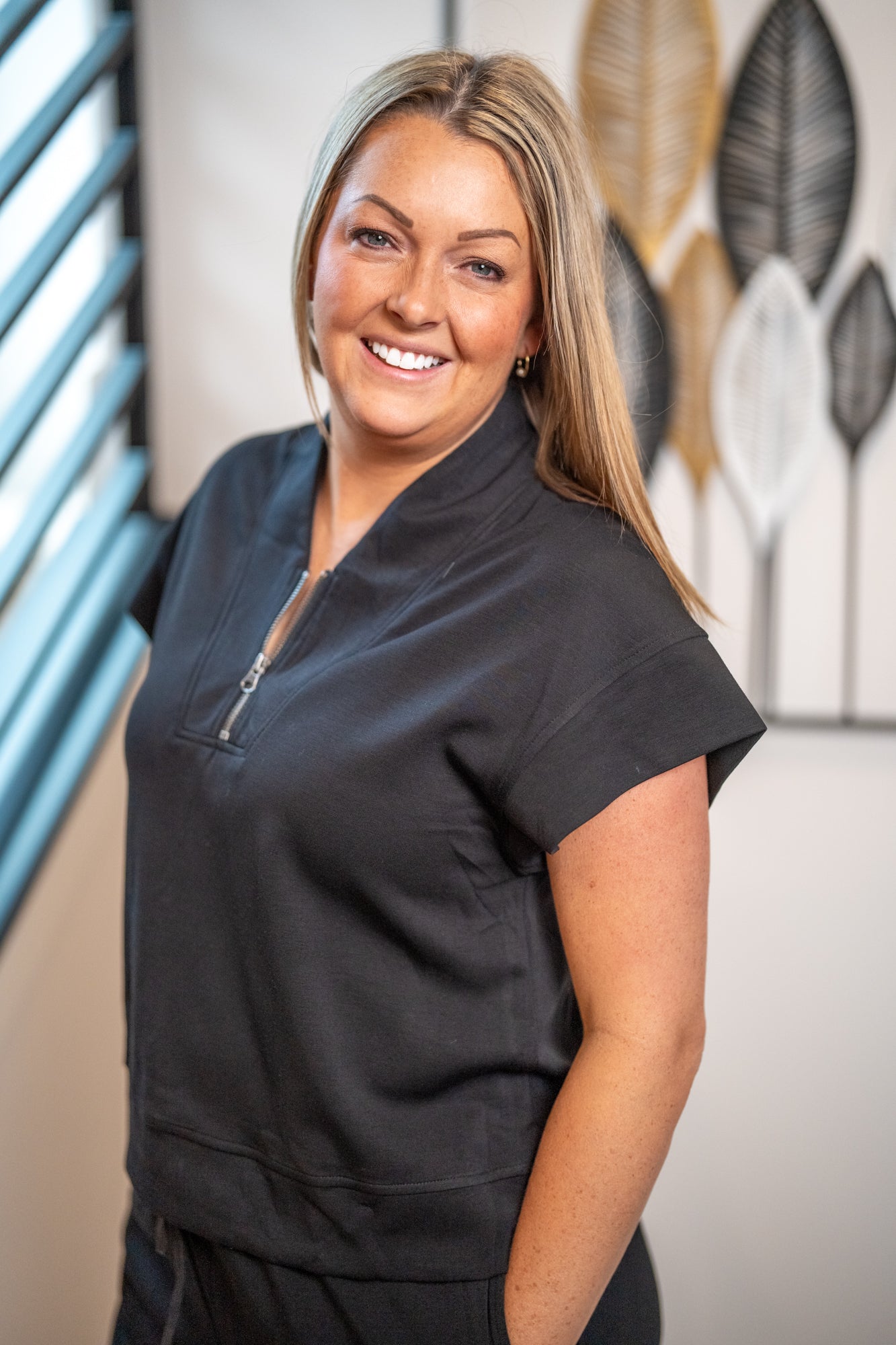 Very J Solid Knit Top and Shorts Set