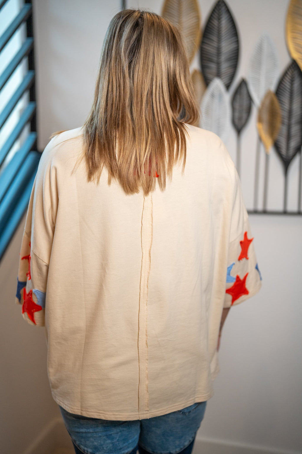 Easel Starlight Slouch Terry Pullover