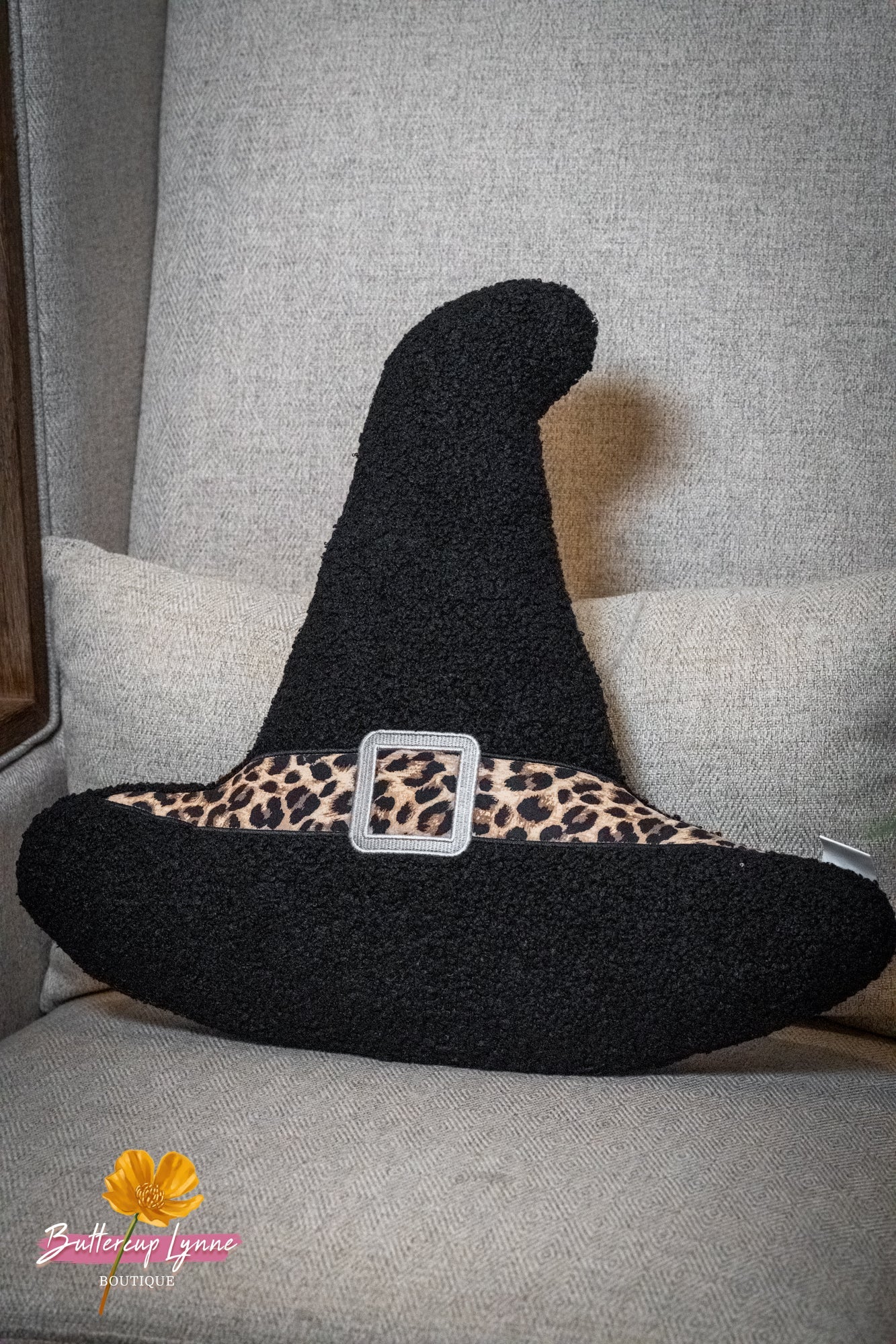 Hocus Pocus Leopard Hat Pillow