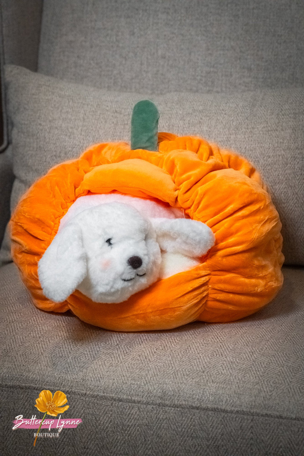 Pumpkin Kisses Pup Pillow