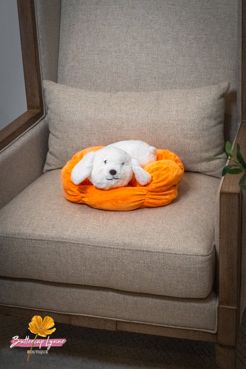 Pumpkin Kisses Pup Pillow