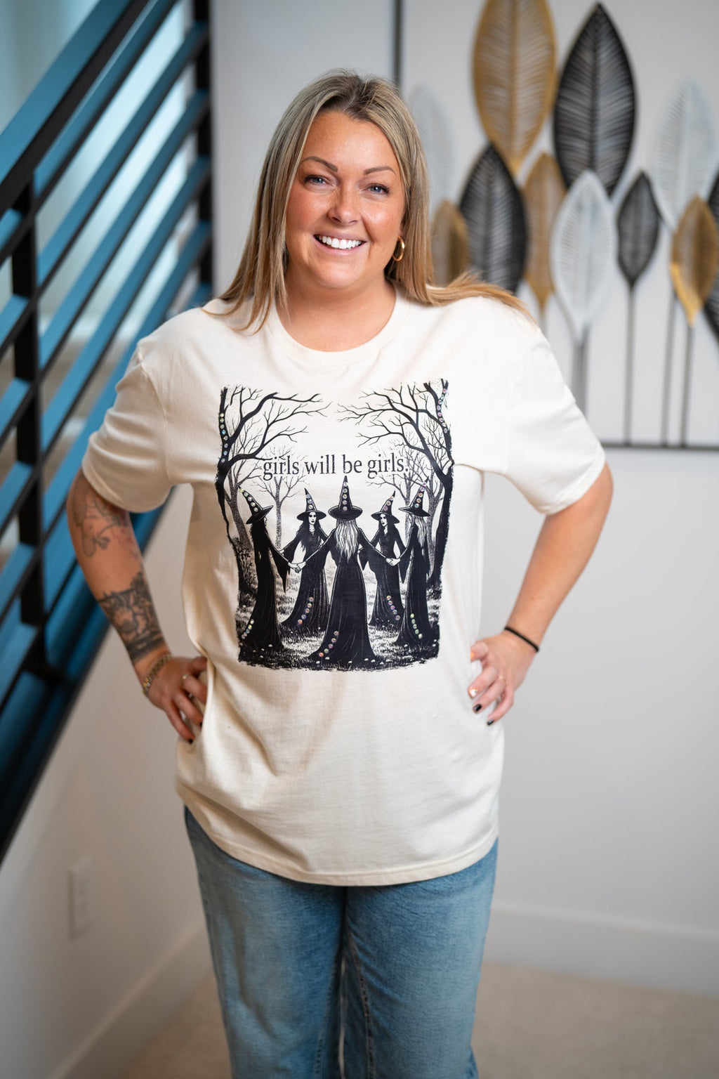 Girls Will Be Girls Rhinestone Tee