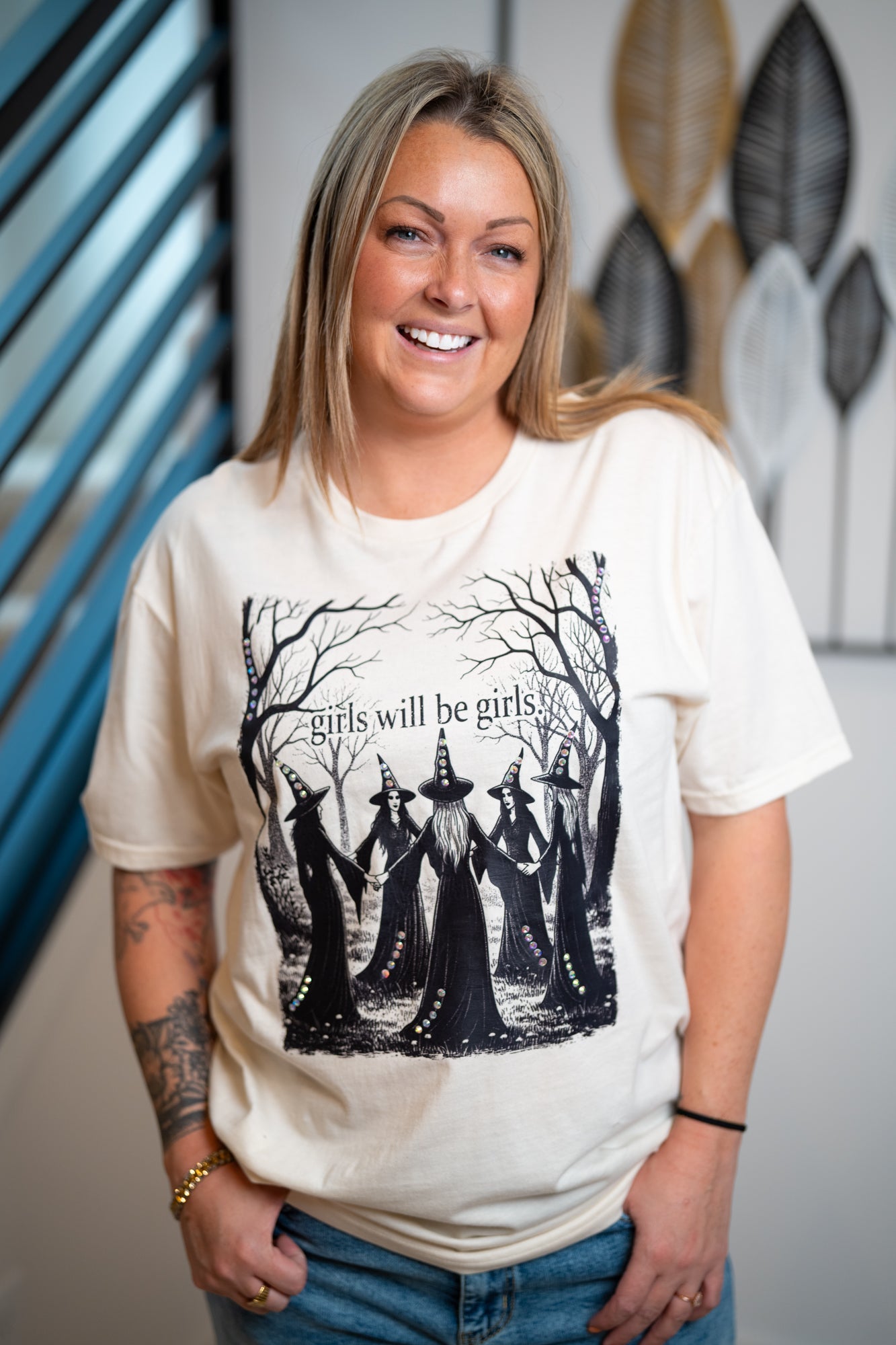 Girls Will Be Girls Rhinestone Tee