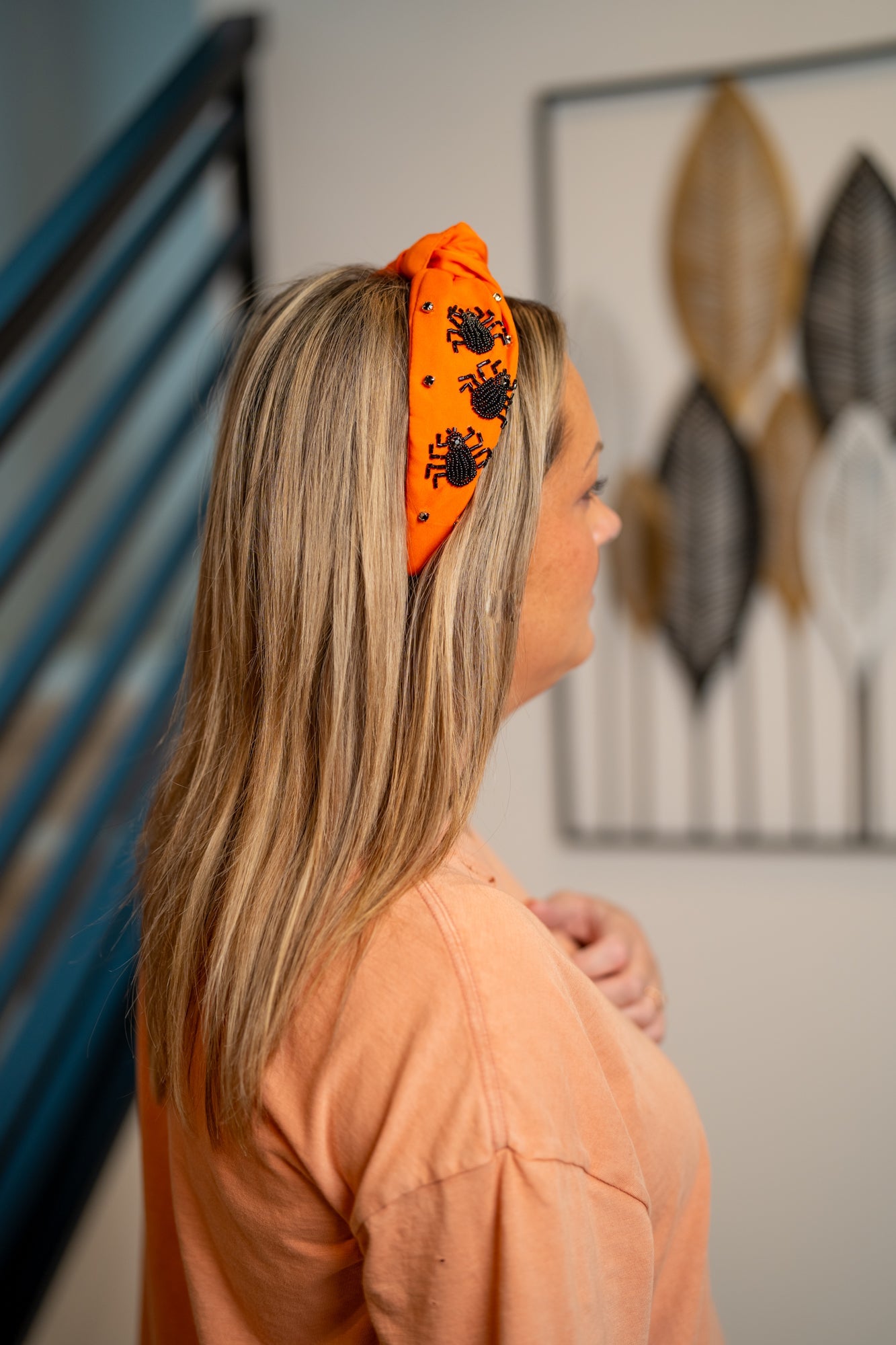 Beaded Spider Knot Headband