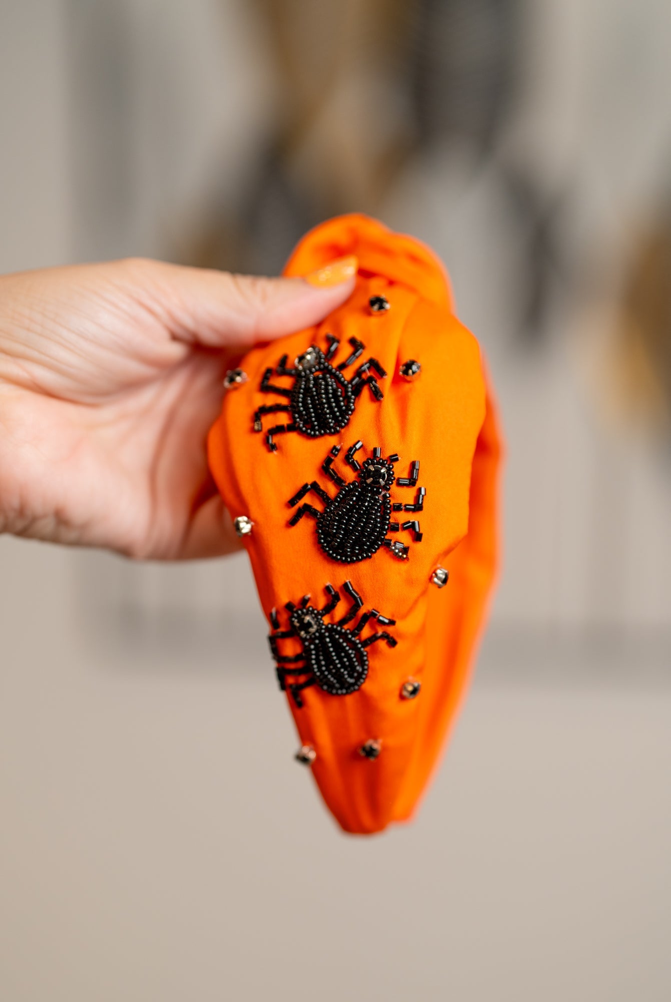 Beaded Spider Knot Headband