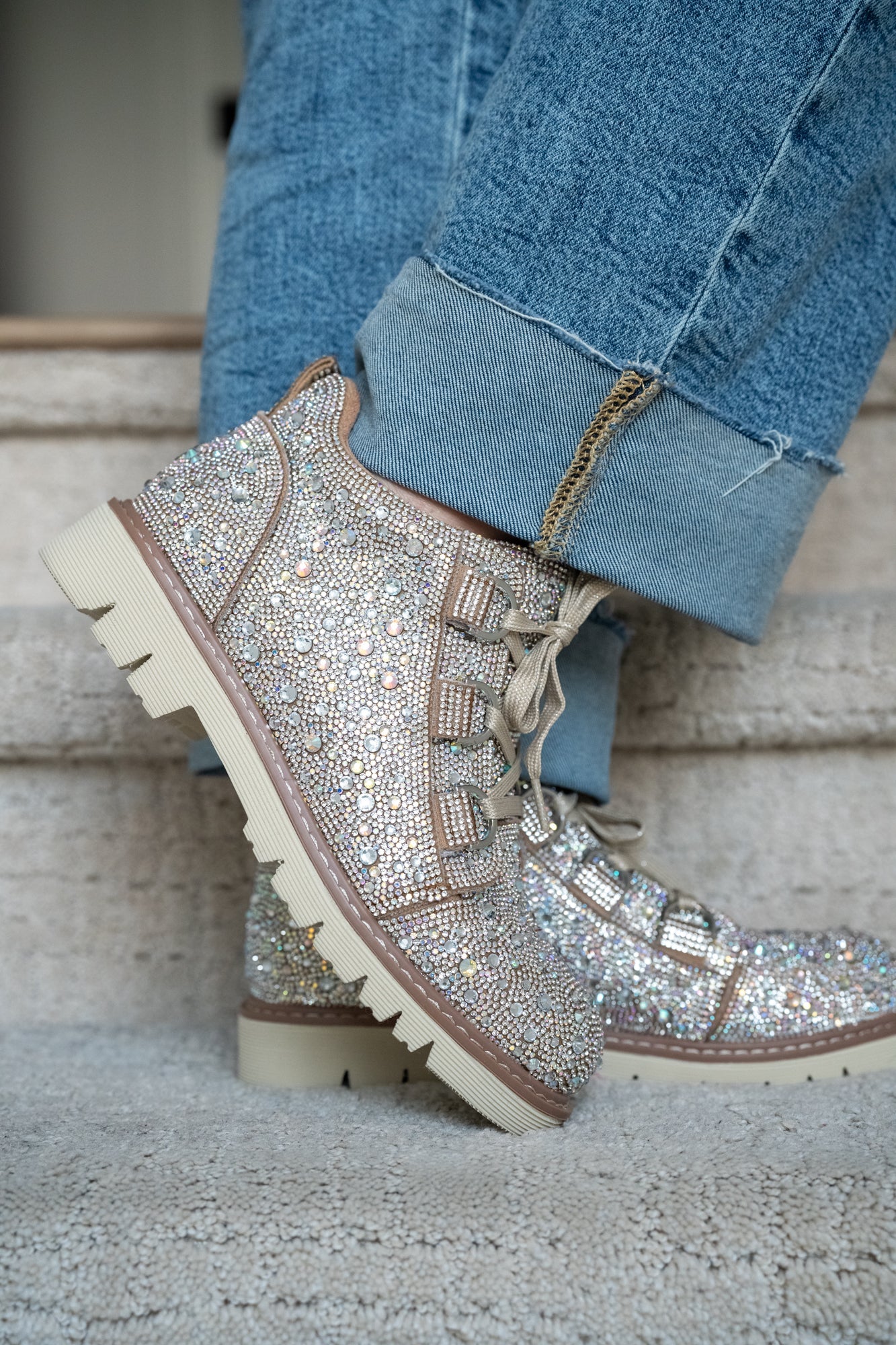 Corkys Campfire Rhinestone Hiker Boot