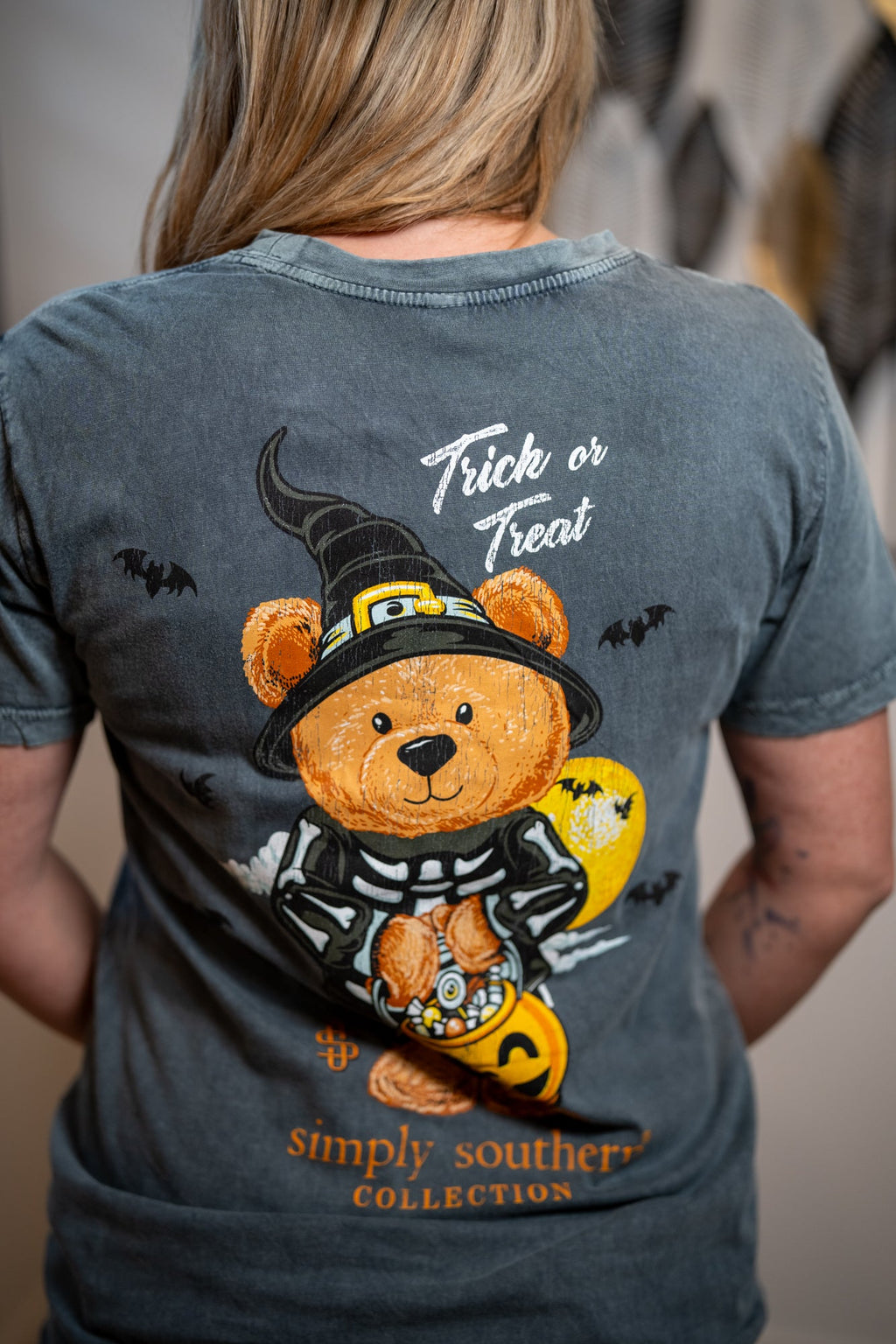 Trick Or Treat Teddy - Simply Southern Tee