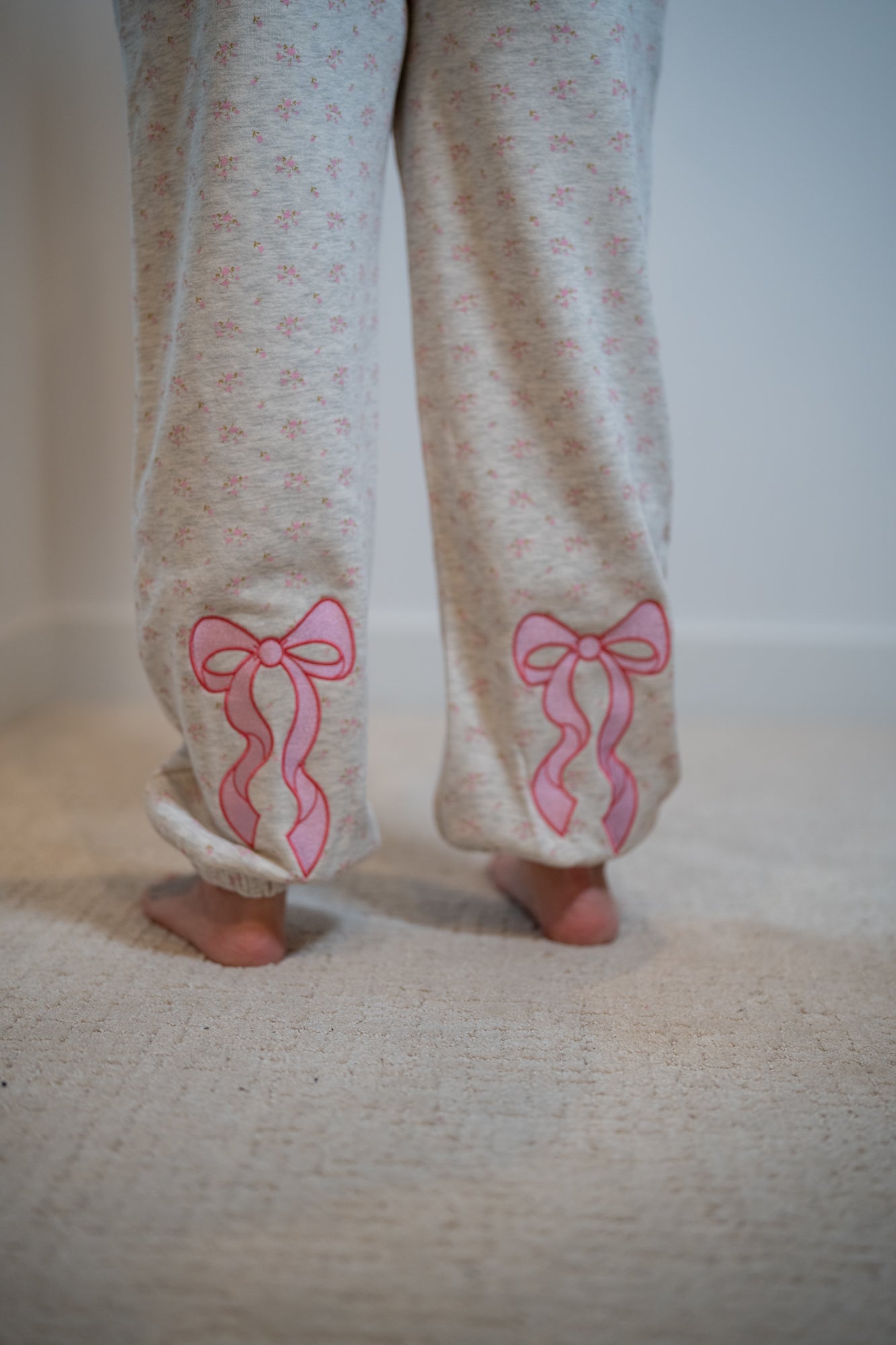 Pink Bow Alice Joggers - Simply Southern