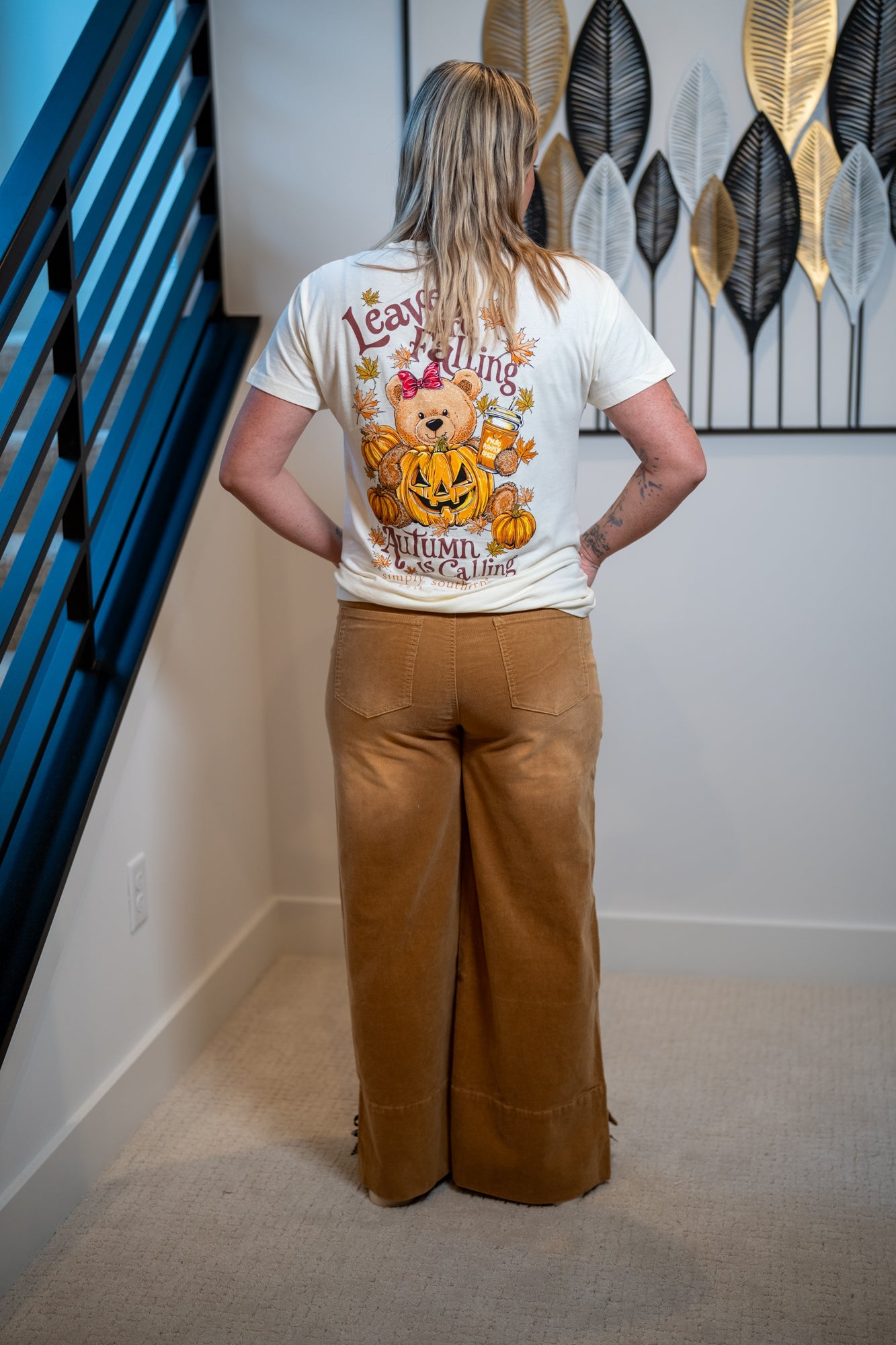 Easel Stretch Baby Corduroy Wide-Leg Pants