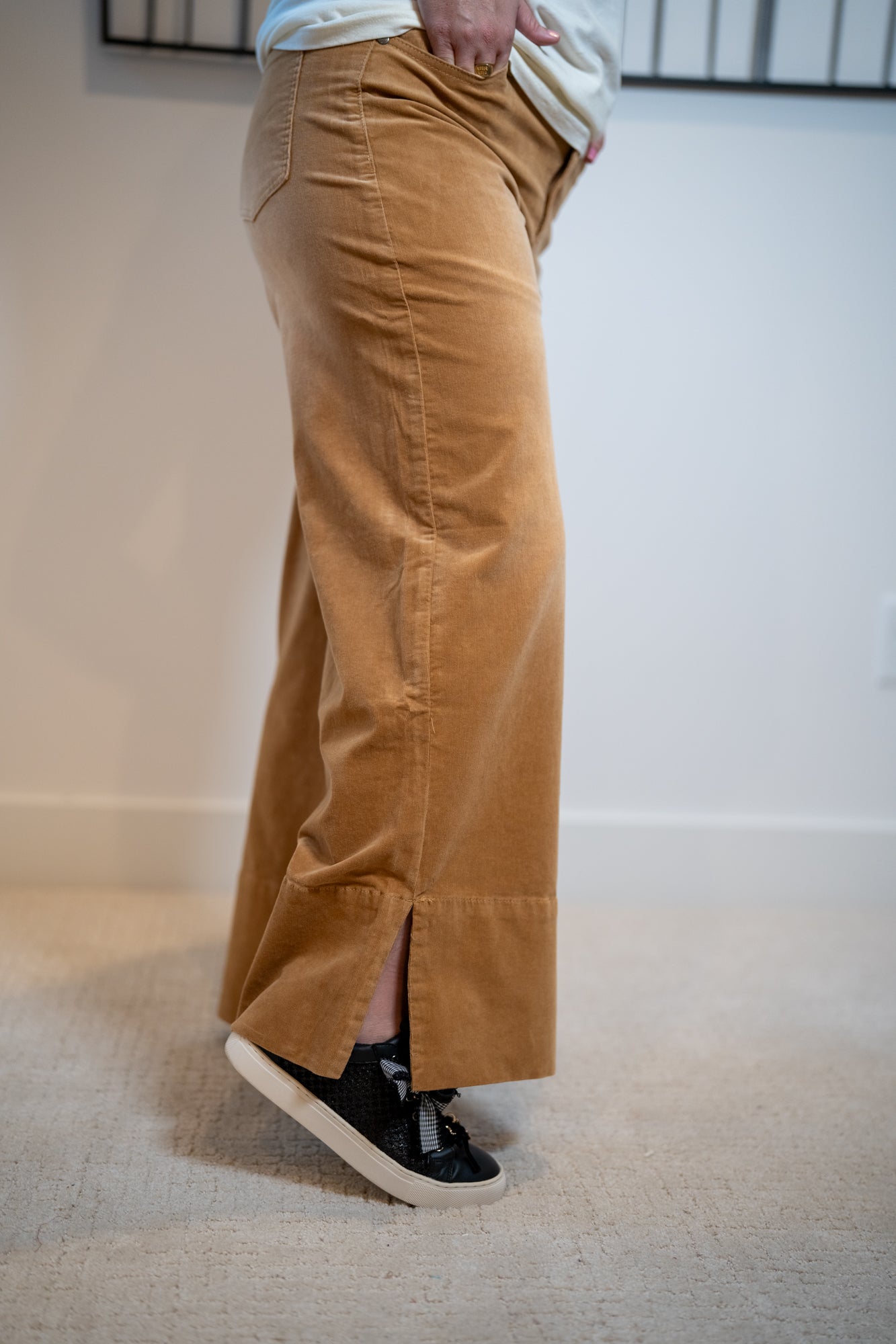 Easel Stretch Baby Corduroy Wide-Leg Pants