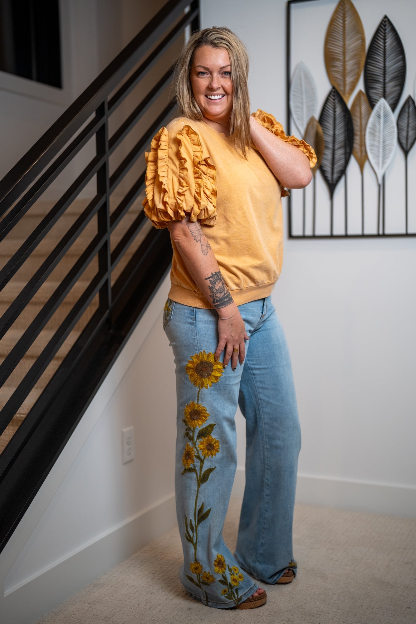 Oli & Hali Sunflower Jeans