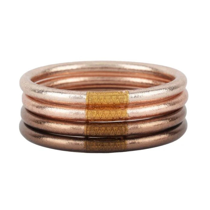 BuDhaGirl Serenity Prayer - All Weather Bangles - Fawn
